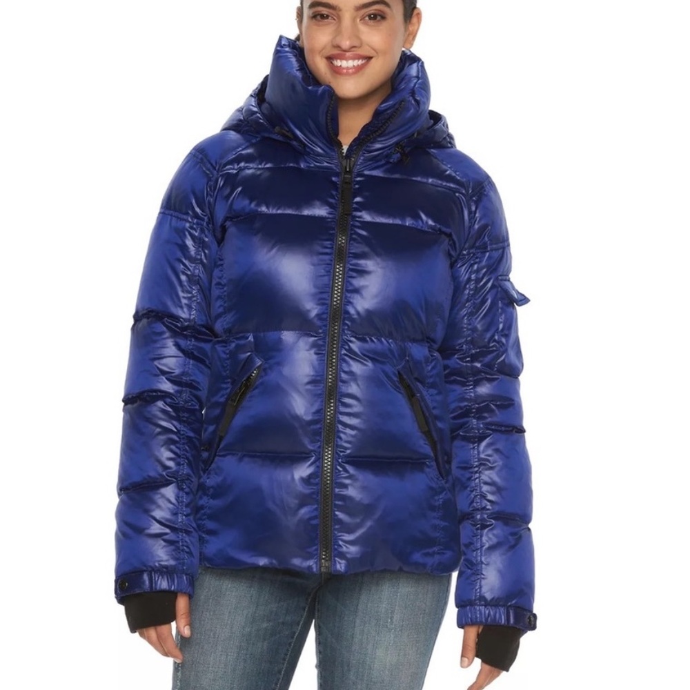 S13 Kylie Hooded Jacket size XL blue